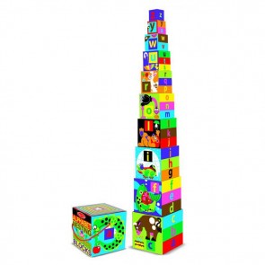 Melissa & Doug Alphabet Nesting And Stacking Blocks