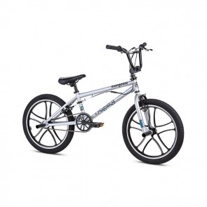 20 Inch Mongoose Legion Mag Silver Bicycle