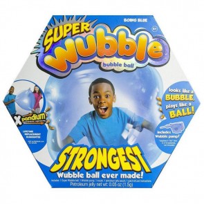 Super Wubble Ball With Pump Blue