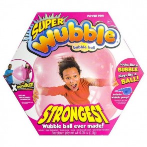 Super Wubble Ball With Pump Pink