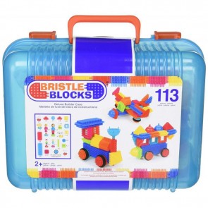 113 pieces Bristle Blocks in Case