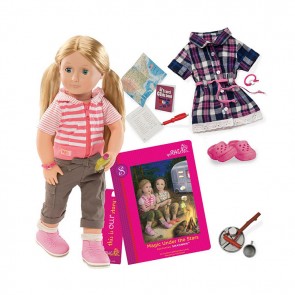 Our Generation Deluxe Doll Shannon with Book