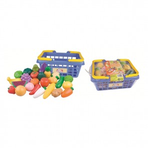 Red Box 25 Piece Fruit And Vegetable Basket