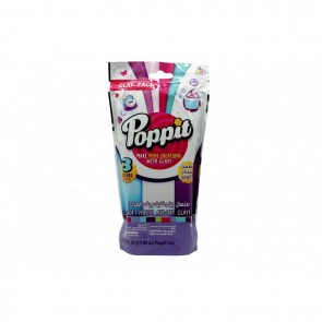 Poppit S1 Poppit Clay Pack Blue - White - Purple
