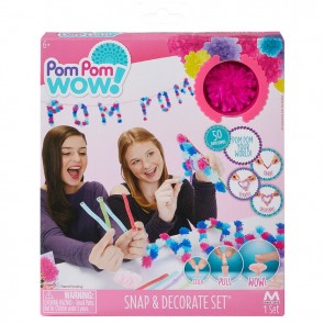 Pompom Wow Snap And Decorate Set