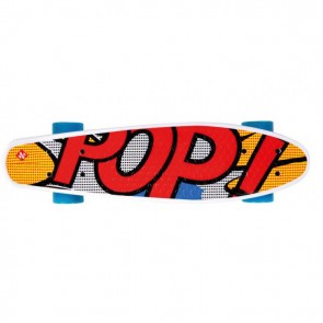 Skateboard Pop Board White Pp Deck-Popsi Yellow