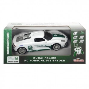Majorette Dubai Police Remote Controlled Car Porsche 918 Spyder