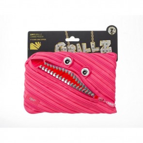 Zipit Grillz Jumbo Pouch Dazzling Pink