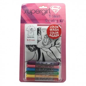Color And Wear Supergirl T-Shirt Kit- 9 to 11years
