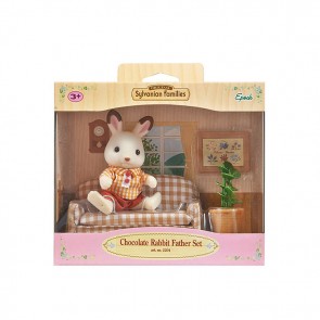 Sylvanian Families Chocolate Rabbit Father Set