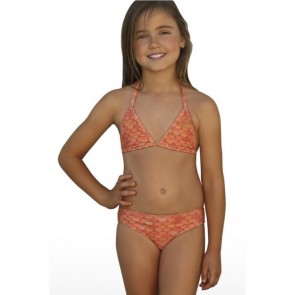 Mahina Mermaid Merswinwear Swimming Set Coral Size
