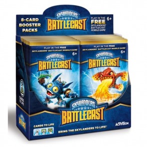Skylanders Battlecast 8 Cards Booster Pack Foil