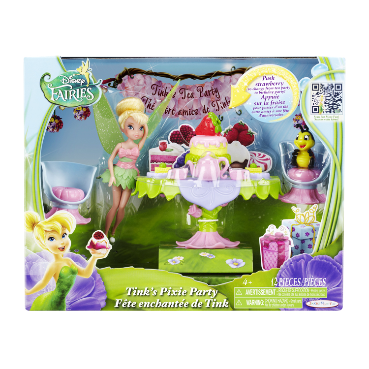 DISNEY Fairies 4.5" w/Play Environment Wave #5 - Tink's Pixie Party