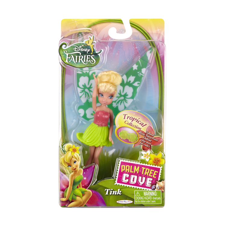DISNEY Fairies 4.5" Basic Wave #8 - Grass Skirt Tink