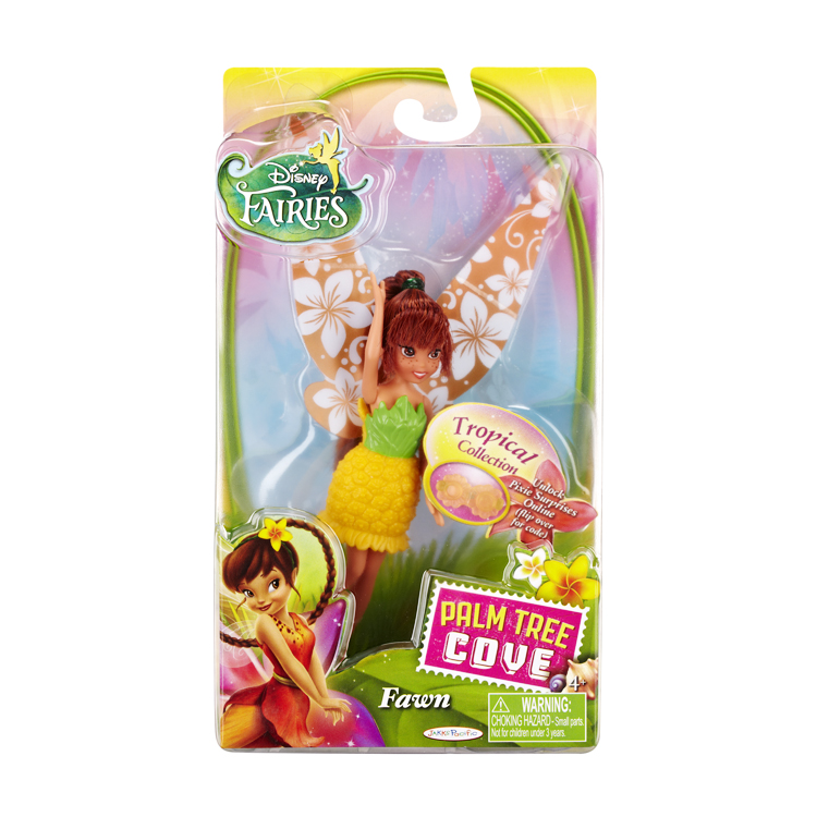 DISNEY Fairies 4.5" Basic Wave #8 - Pineapple Dress Fawn