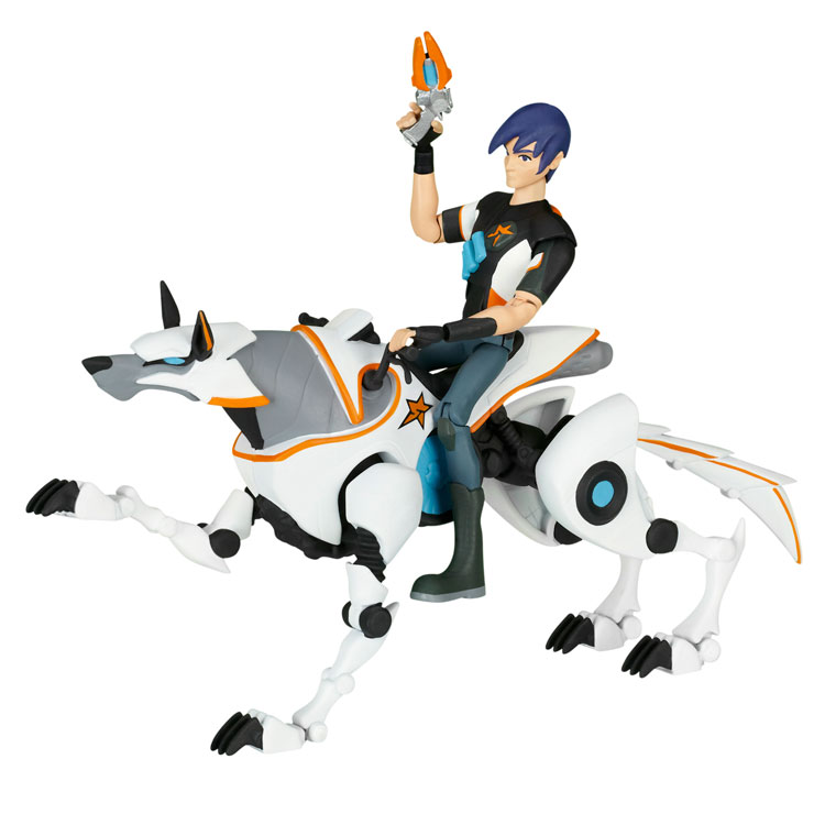SLUGTERRA 4INCH  HUMAN FIGURE WITH MECABEAST 2 ASSTD