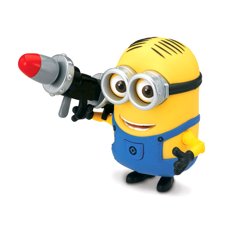 DESPICABLE ME 2 MINION DAVE WITH ROCKET LAUNCHER