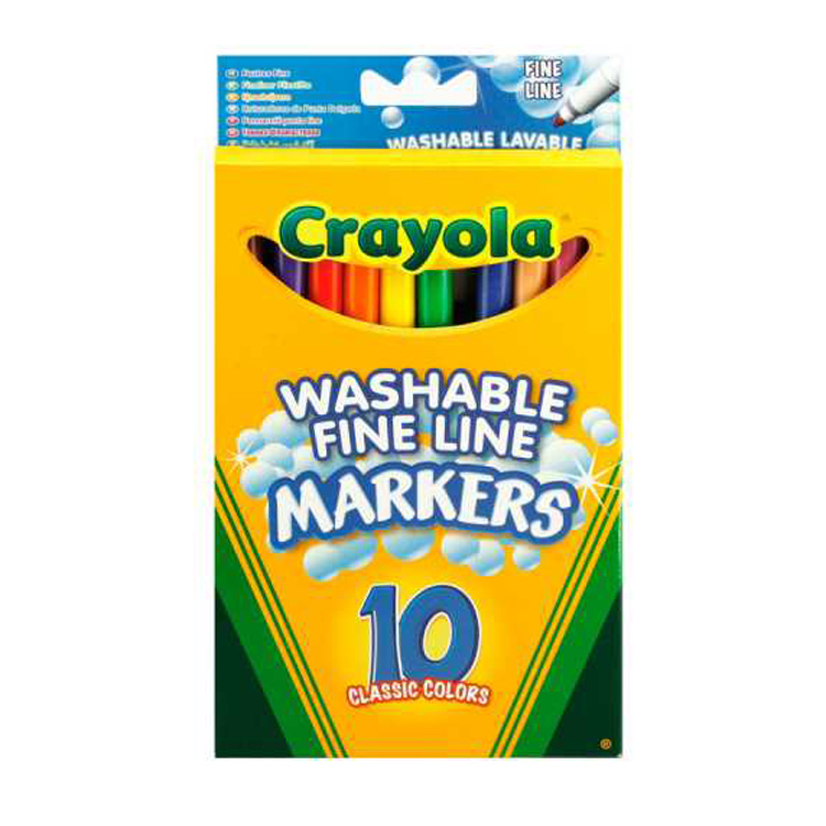 10 FINELINE MARKERS