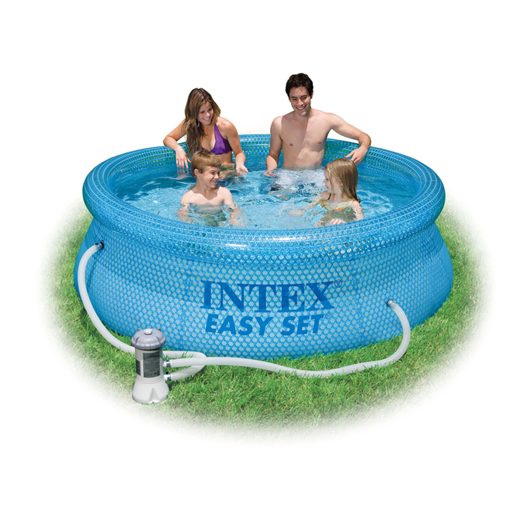 EASY SET POOL CLEARVIEW W/only PUMP(8ft)-(244x76)