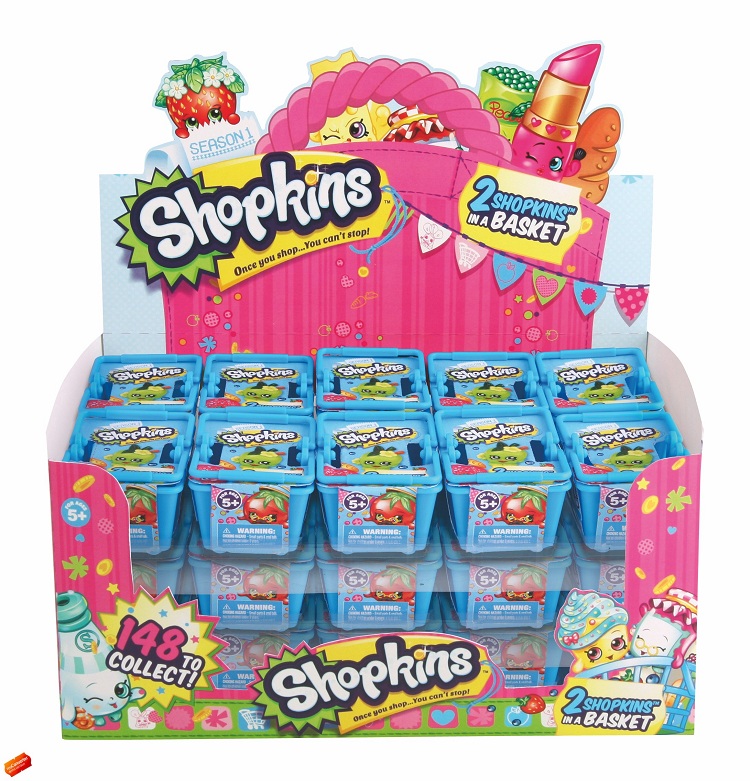 2 SHOPKINS IN A BASKET