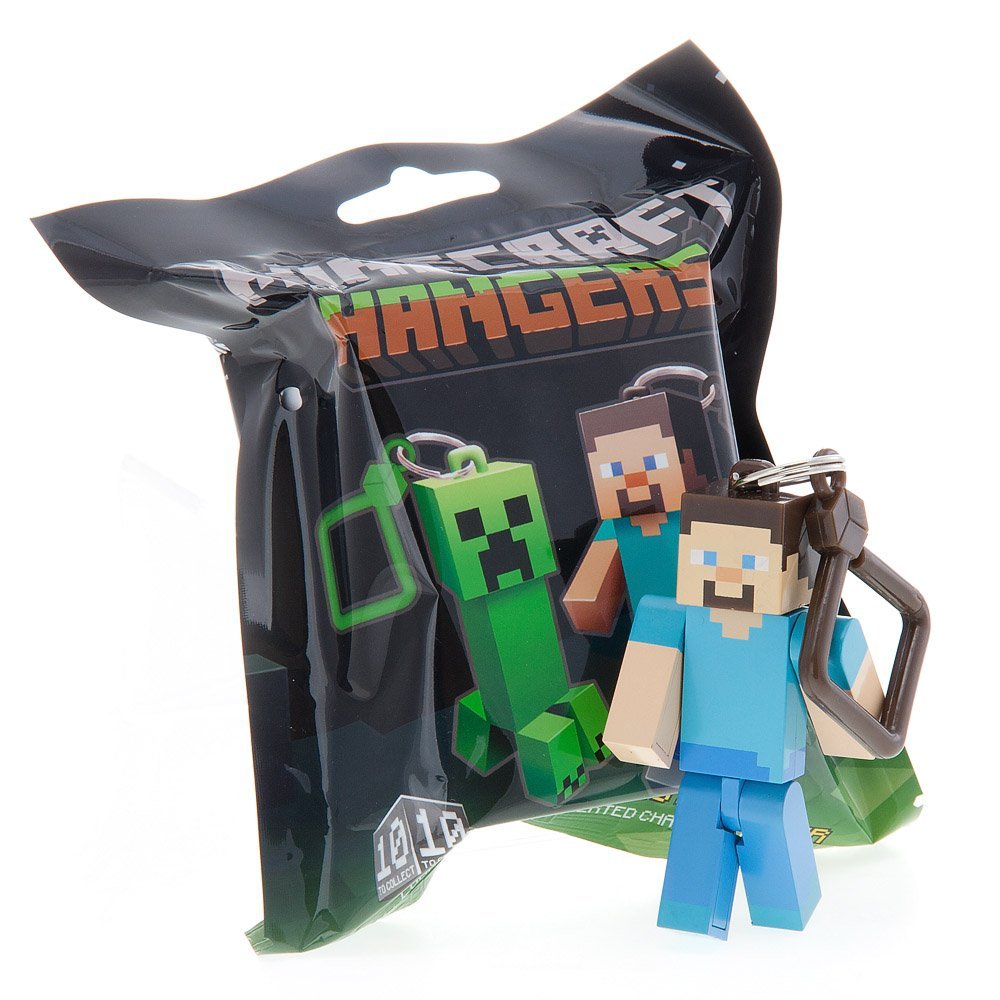 MINECRAFT HANGER WITH CLIP ASST 10 CDU 24