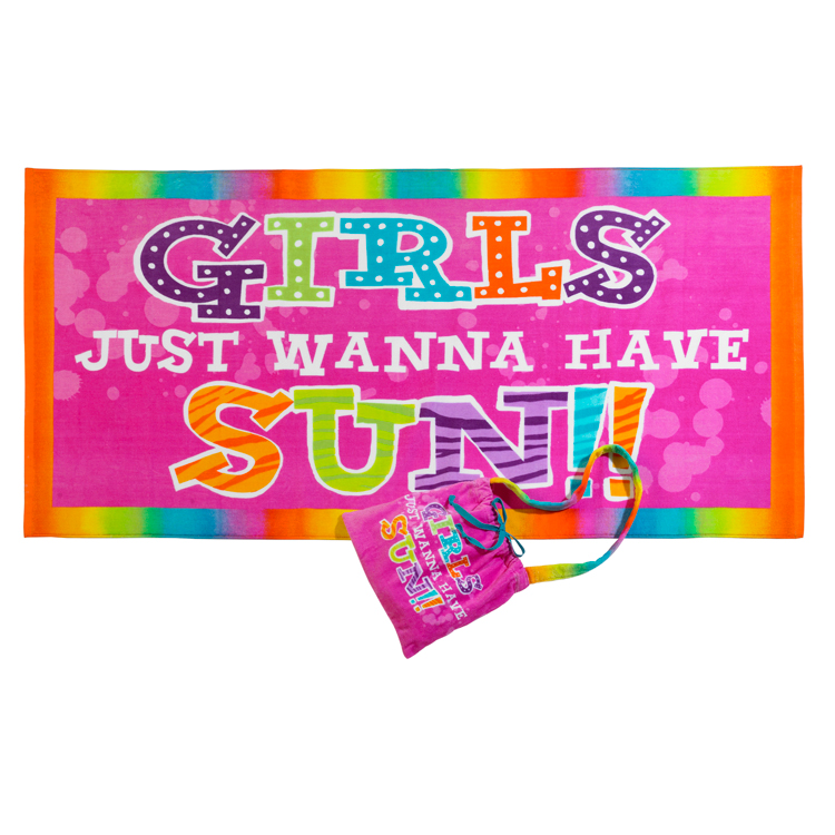 GIRLS JUST WANNA HAVE SUN TOWEL SET