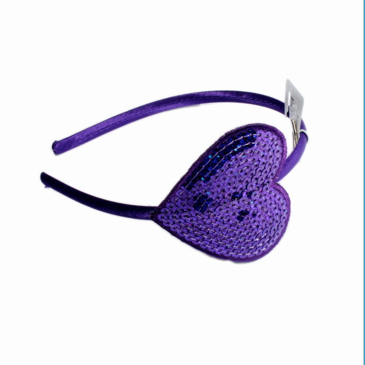 SEQUIN HEART HEADBAND