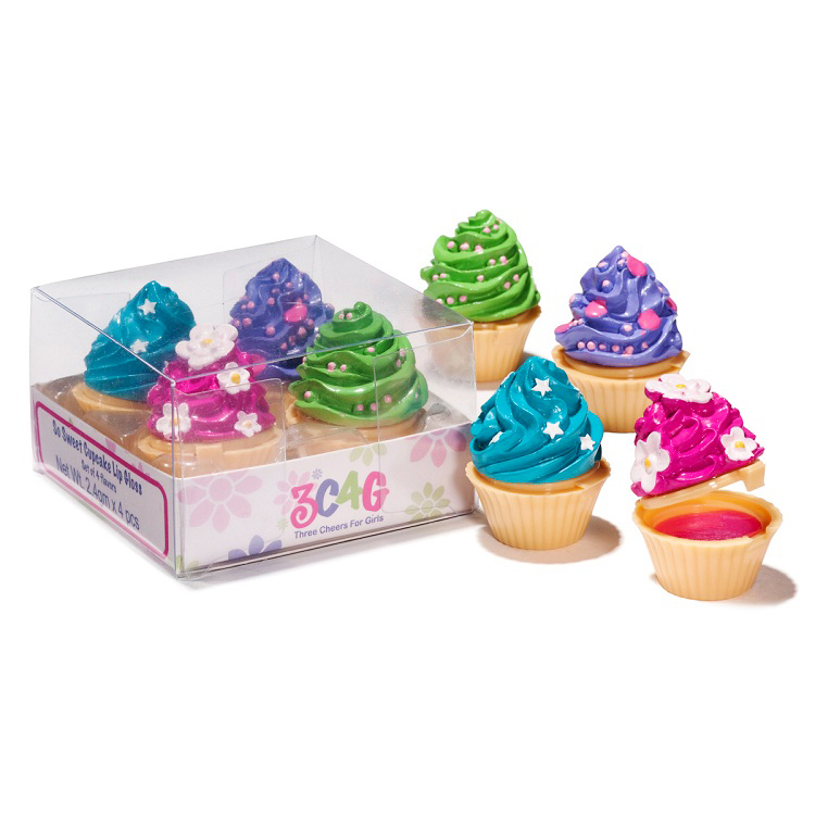 Cupcake Lip Gloss 4pack