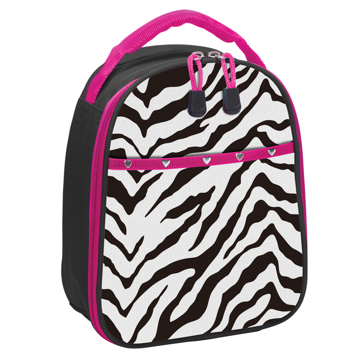 Zebra Sequin Lunch Cooler