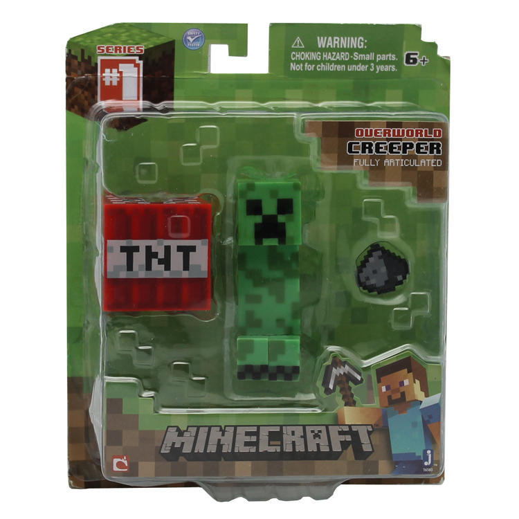 MINECRAFT  CORE CREEPER WITH ACCESSORY