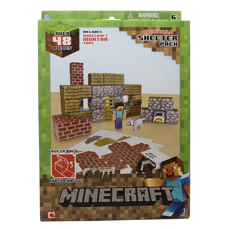 MINECRAFT PAPERCRAFT  SHELTER SET