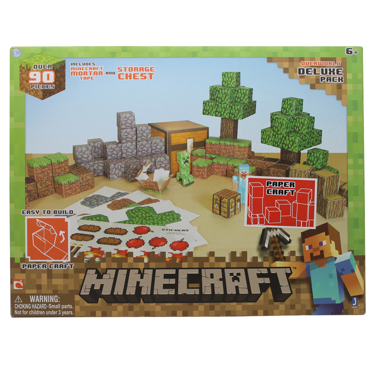 MINECRAFT PAPERCRAFT  OVERWORLD DELUXE SET