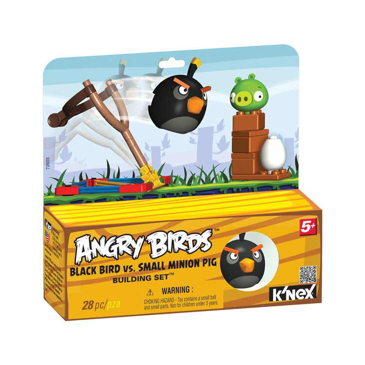 ANGRY BIRDS BLACK VS MINION 28PCS
