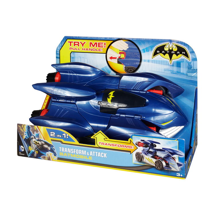 BATMAN 2 IN 1 TRANSFORM AND ATTACK BATMOBILE VEHIC