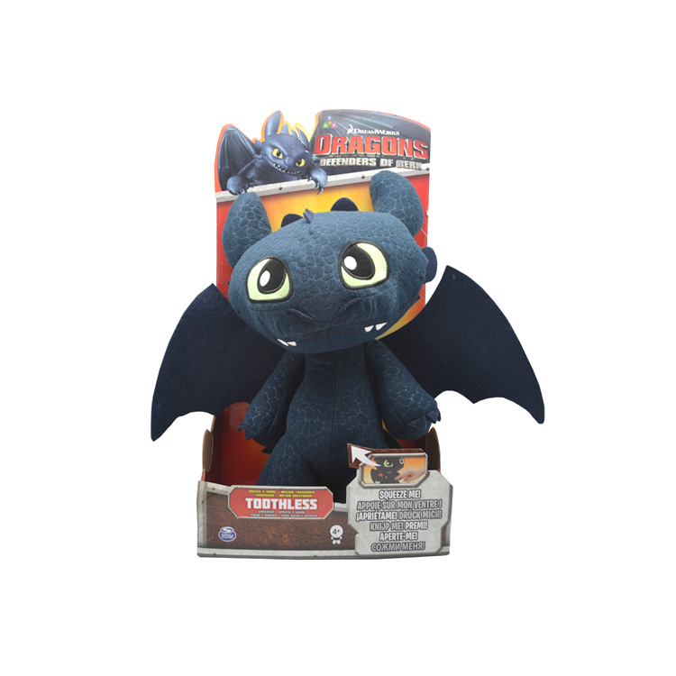 PLUSH SQUEEZE GROWL TOOTHLES 