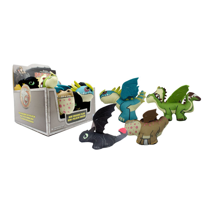 HOW TO TRAIN YOUR DRAGON2- BASIC MINI PLUSH DRAGONS 6 INCH