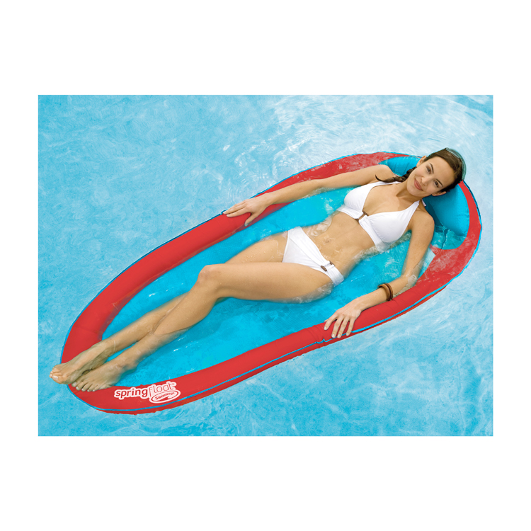 POOL FLOAT SPRING FLOAT ORIGINAL - GREEN / BLUE