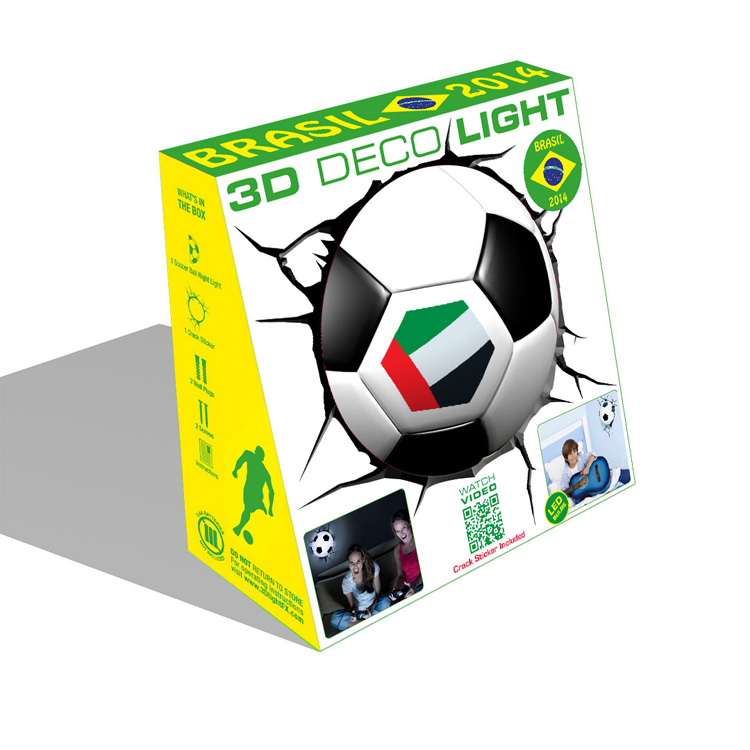 3D UAE Soccer With Brazil Pakage