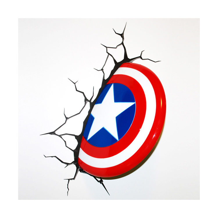 3D CAPT. AMERICA SHIELD (LICENSED)