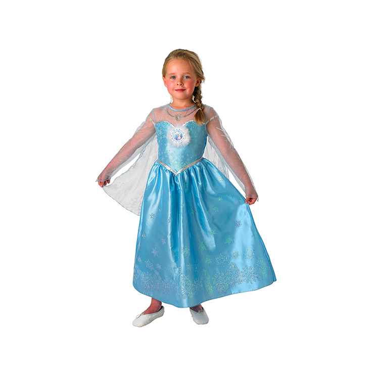 DISNEY FROZEN ELSA DELUXE DRESS MEDIUM
