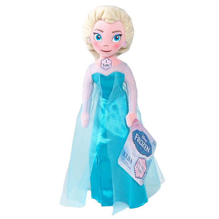 DISNEY FROZEN TALKING PLUSH 8 INCH - ELSA