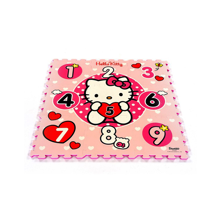 9PCS PRINTED PUZZLE MAT - HELLO KITTY (HK001)