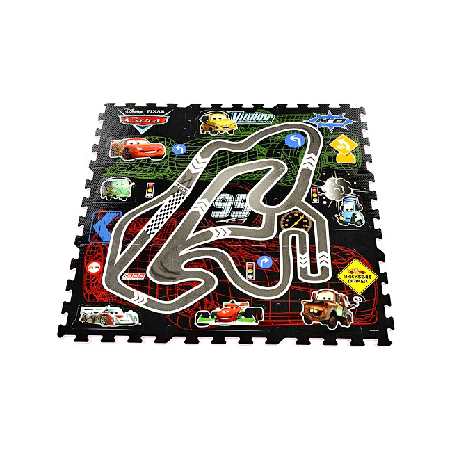 9PCS PRINTED PUZZLE MAT - CARS (CR001)