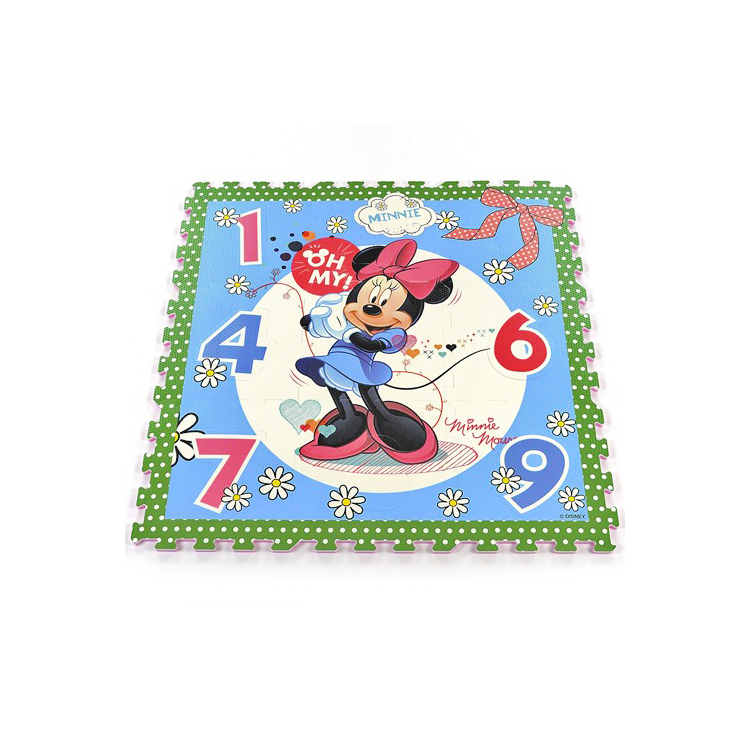 9PCS PRINTED PUZZLE MAT - MINNIE (MN001)