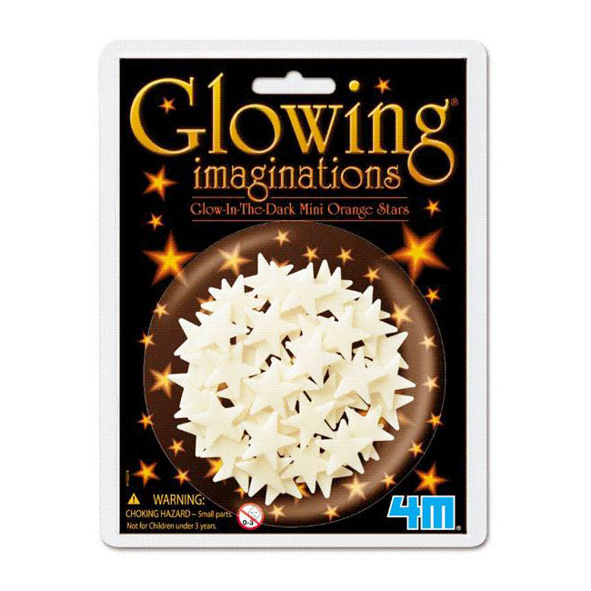GLOW MINI STARS / ORANGE