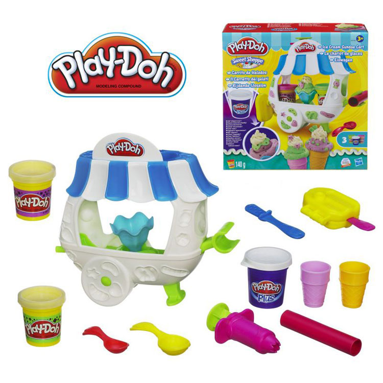 PLAY-DOH ICE CREAM SUNDAE CART