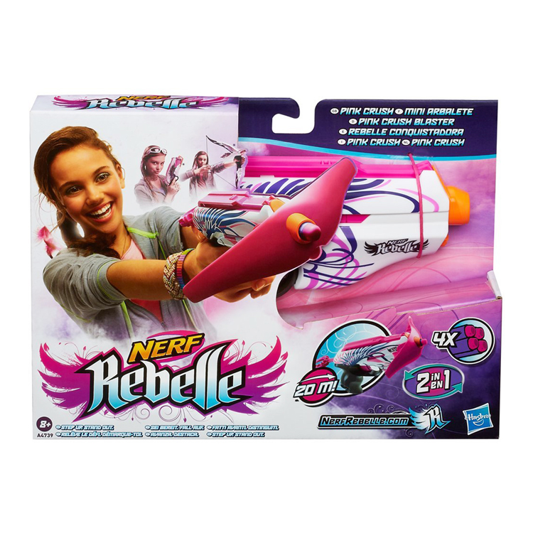 NERF REBELLE PINK CRUSH