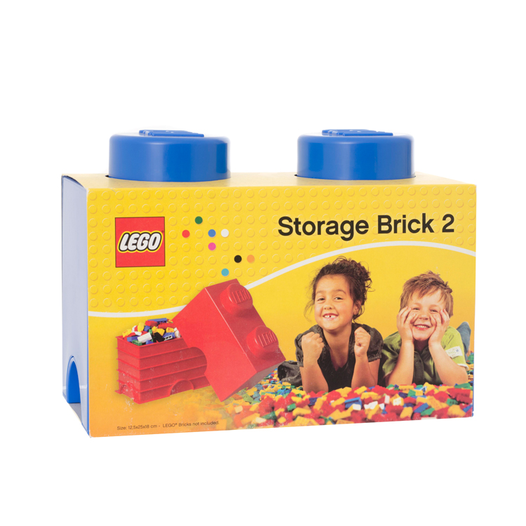 LEGO STORAGE BRICK 2 BLUE