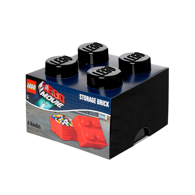 LEGO MOVIE BLACK STORAGE 4