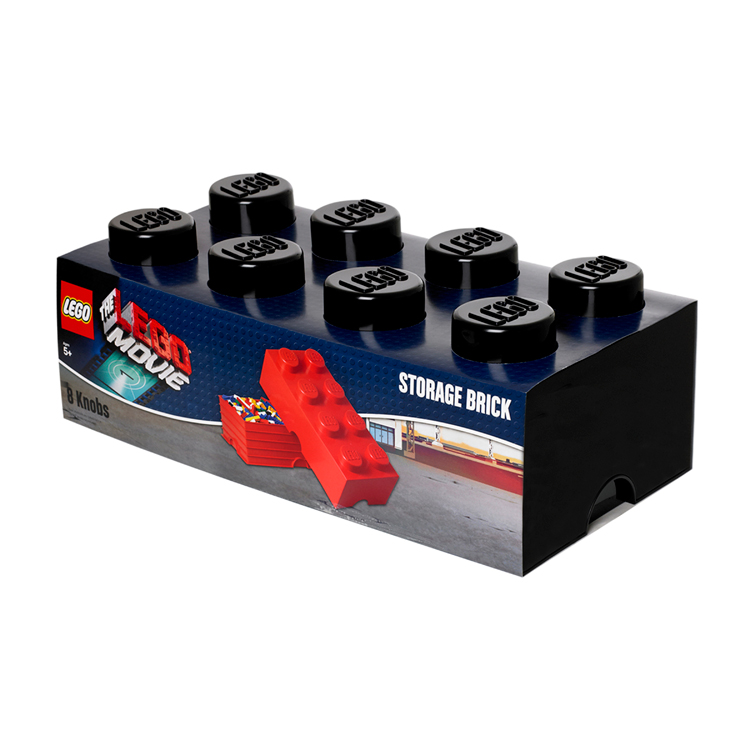 LEGO MOVIE BLACK STORAGE 8